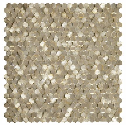 dekor-burkolat-taylor-design-Hexagon alumínium gold dekor-burkolat-taylor-design-Hexagon alumínium gold